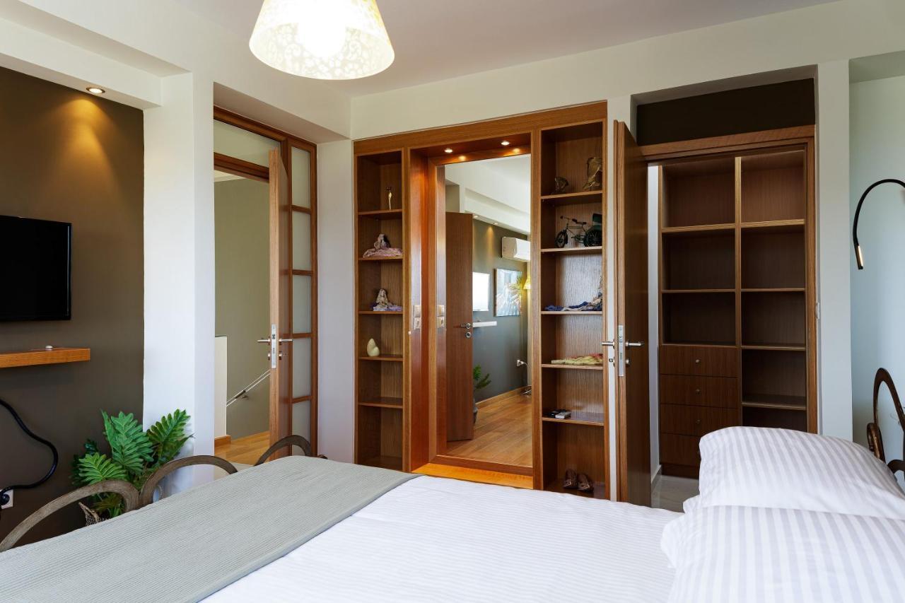 Rizes Villa With Jacuzzi & Heated Pool Agia Triada Экстерьер фото