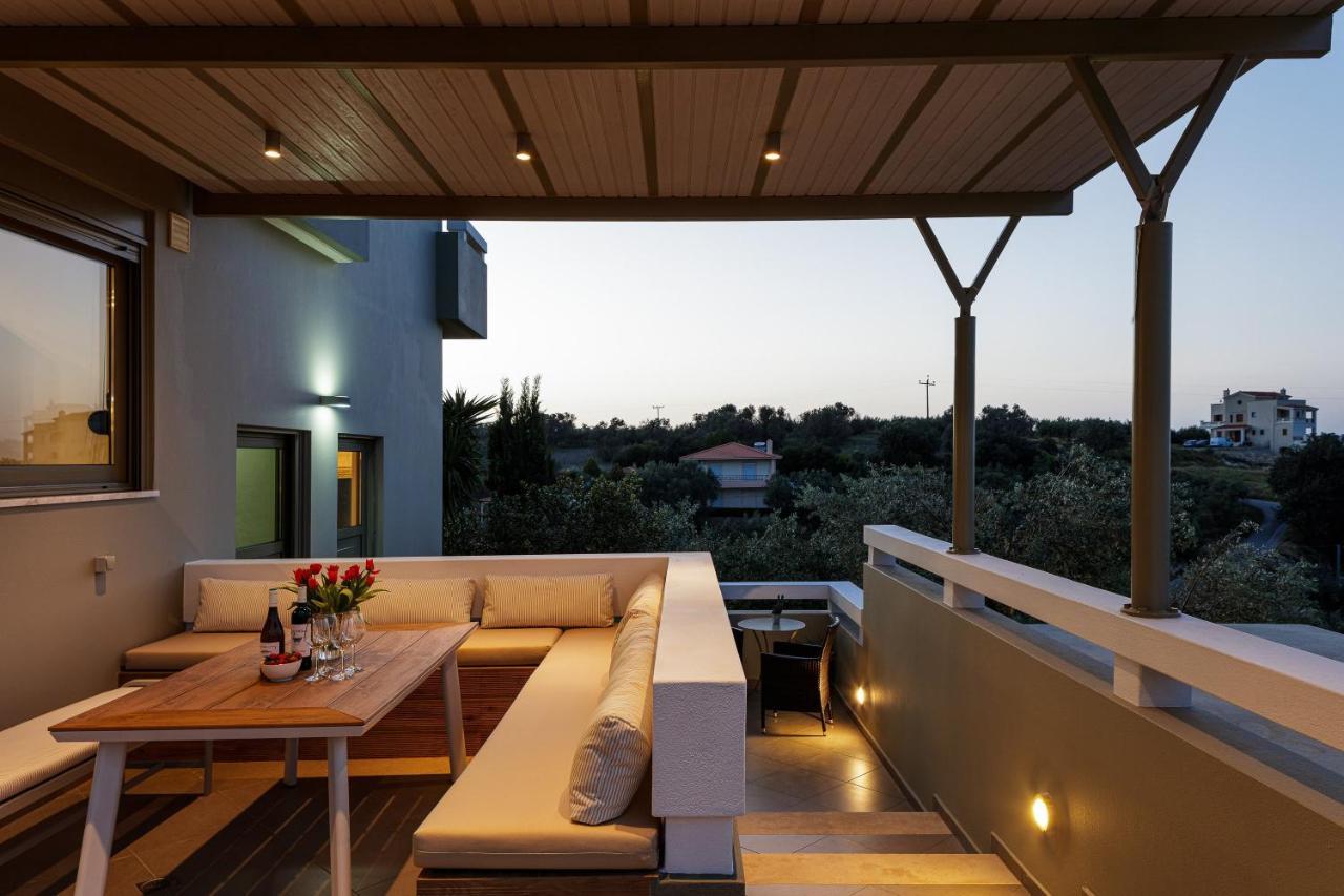 Rizes Villa With Jacuzzi & Heated Pool Agia Triada Экстерьер фото